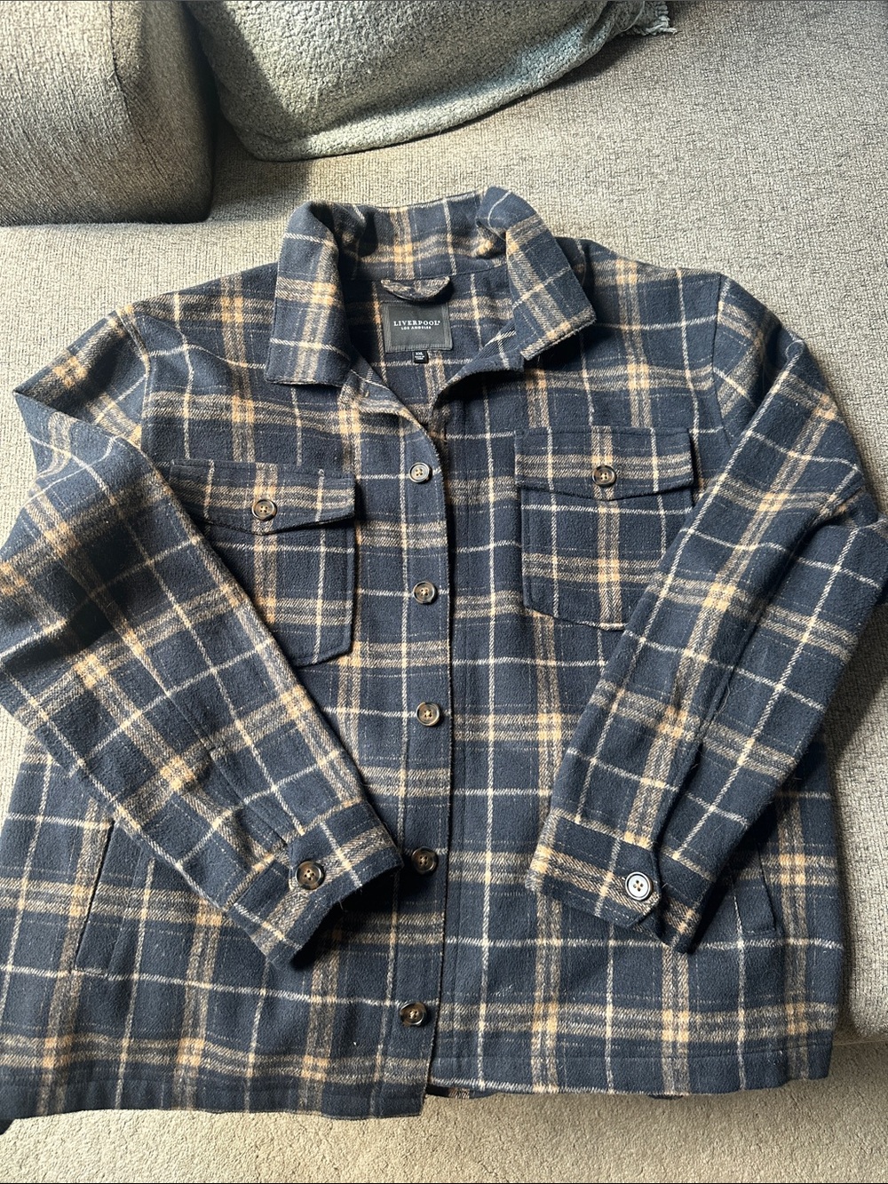 Liverpool women’s flannel shirt jacket